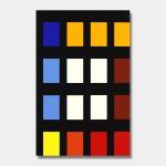 Aurelie NEMOURS, Axel rouge, 48/50, 1979