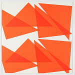 Vera MOLNAR, Dispute de 8 triangles - C, 2018