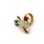 Melanie Georgacopoulos, Cube Hook Earrings"