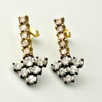 Todd Pownell, Rose Cut Diamond Earrings