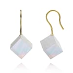 Melanie Georgacopoulos, Cube Hook Earrings"