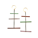 Melanie Georgacopoulos, Cube Hook Earrings"