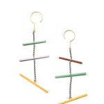Melanie Georgacopoulos, Cube Hook Earrings"