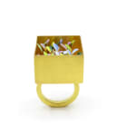 Melanie Georgacopoulos, Cube Hook Earrings"