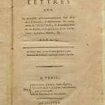 Antoine Crhysostome Quatremére de Quincy, Lettres sur le préjudice qu'occasionneroient aux arts et à la Science, le déplacement des monumens...