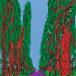 David Hockney, Yosemite Nr. 5, 2010