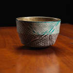 Maeda Masahiro, Vase with overglaze enamels with silver