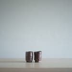 Rupert Spira, Trio of Cut Sided Beakers