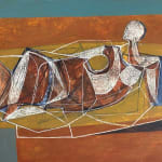 Leigh Davis, Boat with Blue Keel, Gweek