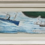 Alfred Wallis, Steamer Coming into Harbour