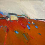 Paul Wonner, Untitled [artist's studio with nude male model and man with white hair, glasses, blue jacket on left] ,...