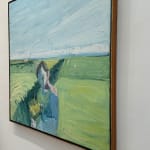 Paul Wonner, Untitled [artist's studio with nude male model and man with white hair, glasses, blue jacket on left] ,...