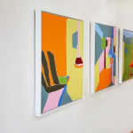 Diane Warner-Wang, At the Library, 2024