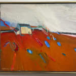 Paul Wonner, Untitled [artist's studio with nude male model and man with white hair, glasses, blue jacket on left] ,...