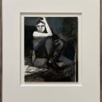 Paul Wonner, Untitled [artist's studio with nude male model and man with white hair, glasses, blue jacket on left] ,...