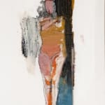 Paul Wonner, Untitled [artist's studio with nude male model and man with white hair, glasses, blue jacket on left] ,...
