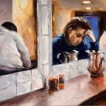 Leticia Sanchez Toledo, At the café, 2025
