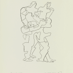 Ossip Zadkine, Guillaume Apollinaire 'Sept Calligrammes 1967', 1967, Portfolio of 10 Etchings, Ed.75, 1967