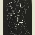 Ossip Zadkine, Guillaume Apollinaire 'Sept Calligrammes 1967', 1967, Portfolio of 10 Etchings, Ed.75, 1967