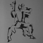 Ossip Zadkine, Guillaume Apollinaire 'Sept Calligrammes 1967', 1967, Portfolio of 10 Etchings, Ed.75, 1967