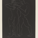 Ossip Zadkine, Guillaume Apollinaire 'Sept Calligrammes 1967', 1967, Portfolio of 10 Etchings, Ed.75, 1967