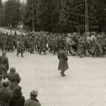 Liberation Day in Paris: Churchill and De Gaulle March in Triumph on Champs-Élysées, France , 1944