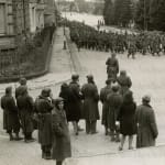 Liberation Day in Paris: Churchill and De Gaulle March in Triumph on Champs-Élysées, France , 1944