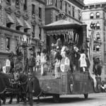Hudson-Fulton Celebration Historical Parade Float No. 24, "Schuyler and Indians at Court of St. James.” New York City , 1909