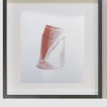 Paula Crown, Untitled (Solo Cup red on off-white) + Jokester , 2019