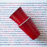Paula Crown, Untitled (Solo Cup red on off-white) + Jokester , 2019