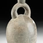 Chavin Culture, Casa Grande Brownware Stirrup Jar, Circa. 1200-800BC
