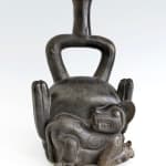 Chavin Culture, Casa Grande Brownware Stirrup Jar, Circa. 1200-800BC