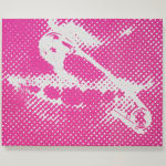 Jamie Reid, Out of the Dross (Blue), 2011