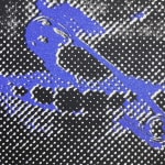 Jamie Reid, Out of the Dross (Blue), 2011
