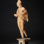 Moche Terracotta Votive Vessel Head Shaped, Ca. AD 100 - 700