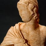 Moche Terracotta Votive Vessel Head Shaped, Ca. AD 100 - 700