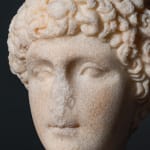 Moche Terracotta Votive Vessel Head Shaped, Ca. AD 100 - 700