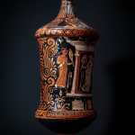 Moche Terracotta Votive Vessel Head Shaped, Ca. AD 100 - 700