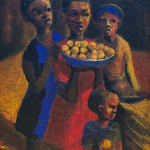 Gerard Sekoto, Fruit sellers, c. 1939-40