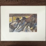 Gerard Sekoto, The Casamance Dancers and the River Seine, 1975