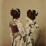 Unknown, Two Japanese Girls, 1870's
