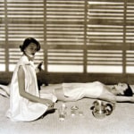 Horst P. Horst, Bombay Bathing Fashion, Oyster Bay, N.Y., 1950