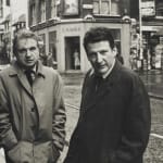 Harry Diamond, Francis Bacon and Lucian Freud outside the "French" Pub, London, 1973 (Vintage Print)