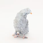 Andriu Deplazes, Körper mit Gurt im Blau (Body with belt in blue), 2019