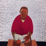 Samella Lewis, Untitled (Boy on a Bench), 2007