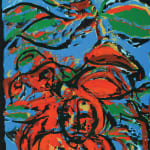 David Driskell, African Mask III, 2007