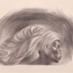 Charles White, Diego Rivera (Portrait of a Man), 1935, c.