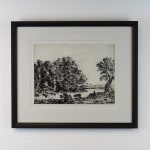 Ripley Whiteside, D'après / After John Wootton's Extensive Italianate Capriccio Landscape with Classical Pastoral Figures, 2025