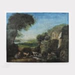 Ripley Whiteside, D'après / After John Wootton's Extensive Italianate Capriccio Landscape with Classical Pastoral Figures, 2025