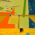 Sophie Treppendahl, Work Table at Night, 2023
